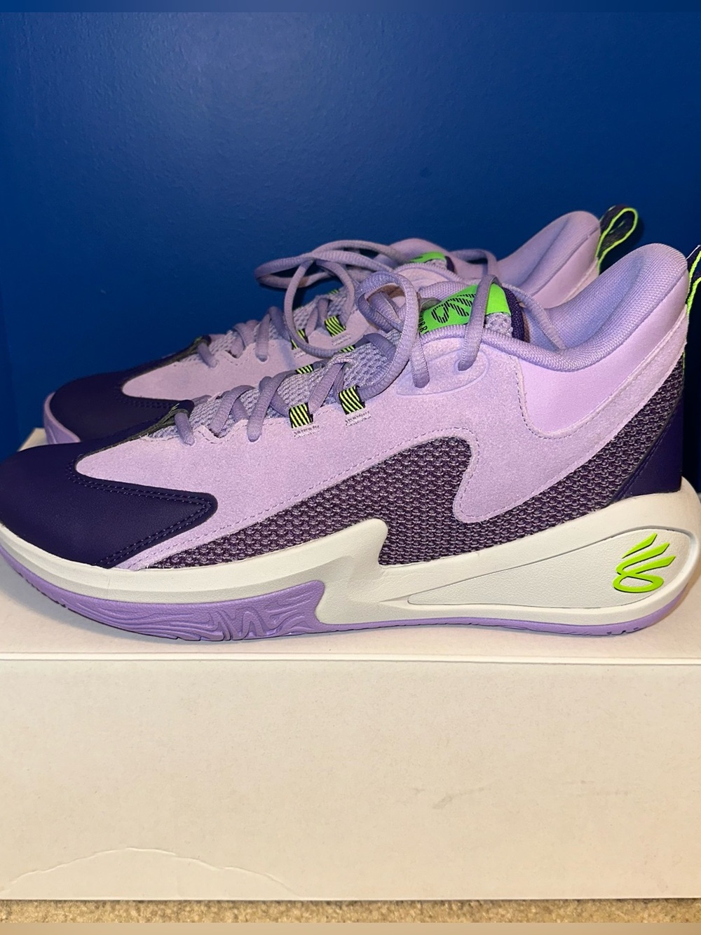Under Armour Curry 3Z 25 SDE Basketball Shoes Size 11 Purple/Violet 6000750-538